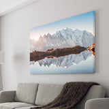 Mont Blanc France Highest Mountain Alps Europe Stunning Picture Canvas Prints Wall Art Decor - Painting Canvas,Home Decor