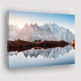 Mont Blanc France Highest Mountain Alps Europe Stunning Picture Canvas Prints Wall Art Decor - Painting Canvas,Home Decor