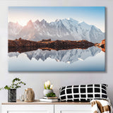 Mont Blanc France Highest Mountain Alps Europe Stunning Picture Canvas Prints Wall Art Decor - Painting Canvas,Home Decor