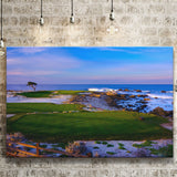 Monterrey Peninsula Country Club, Dunes Course Hole 14, Pebble Beach, California, Golf Art Print, Canvas Prints Wall Art