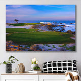 Monterrey Peninsula Country Club, Dunes Course Hole 14, Pebble Beach, California, Golf Art Print, Canvas Prints Wall Art