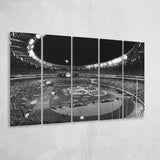 Montreal Olympic Stadium, Stadium Canvas, Sport Art, Gift for him, Multi Panels B, Canvas Prints Wall Art Decor