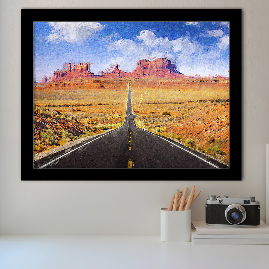 Monument Valley Cool Framed Art Prints Wall Decor - Painting Prints, Framed Picture, Home Decor