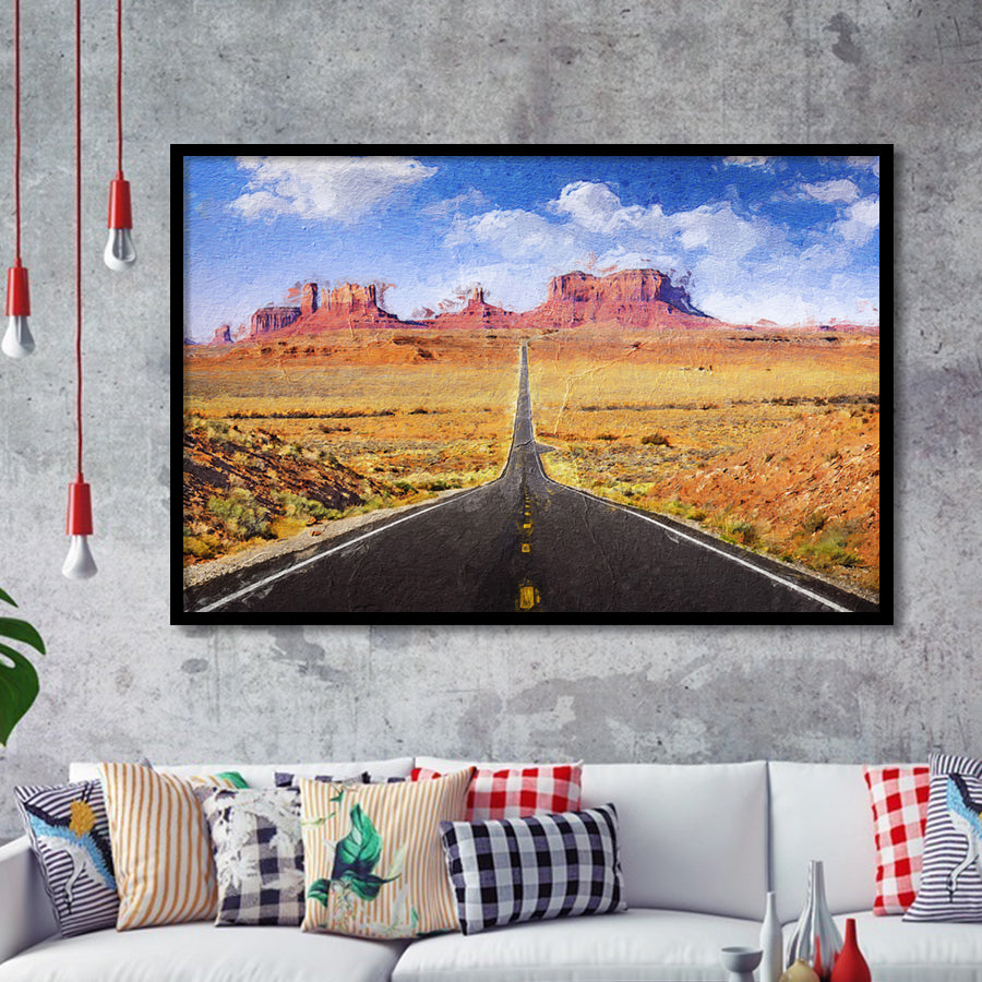 Monument Valley Cool Framed Art Prints Wall Decor - Painting Prints, Framed Picture, Home Decor