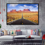 Monument Valley Cool Framed Canvas Prints Wall Art Decor - Paiting Canvas, Art Prints, Floating Frame