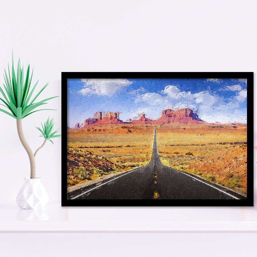 Monument Valley Cool Framed Art Prints Wall Decor - Painting Prints, Framed Picture, Home Decor