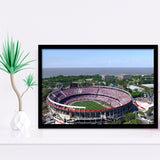 Monumental de Nunez Stadium, Stadium Canvas, Sport Art, Gift for him, Framed Art Prints Wall Art Decor, Framed Picture