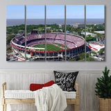 Monumental de Nunez Stadium, Stadium Canvas, Sport Art, Gift for him, Multi Panels B, Canvas Prints Wall Art Decor
