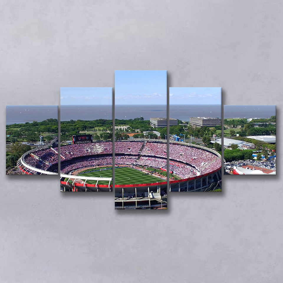 Monumental de Nunez Stadium, Stadium Canvas, Sport Art, Large Canvas, Multi Panels, Canvas Prints Wall Art Decor