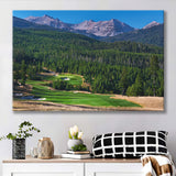 Moonlight Basin Golf Club, The Reserve Course Hole 06, Big Sky, Montana, Golf Art Print, Golf Lover, Canvas Prints Wall Art Decor
