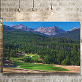 Moonlight Basin Golf Club, The Reserve Course Hole 06, Big Sky, Montana, Golf Art Print, Golf Lover, Canvas Prints Wall Art Decor