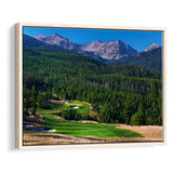 Moonlight Basin Golf Club, The Reserve Course Hole 06, Big Sky, Montana, Framed Canvas Prints Wall Art Decor, Floating Frame