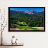 Moonlight Basin Golf Club, The Reserve Course Hole 06, Big Sky, Montana, Framed Canvas Prints Wall Art Decor, Floating Frame