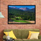 Moonlight Basin Golf Club, The Reserve Course Hole 06, Big Sky, Montana, Golf Sport Print, Framed Art Prints Home Decor
