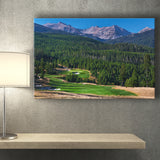 Moonlight Basin Golf Club, The Reserve Course Hole 06, Big Sky, Montana, Golf Art Print, Golf Lover, Canvas Prints Wall Art Decor