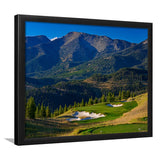 Moonlight Basin Golf Club, The Reserve Course Hole 11, Big Sky, Montana, Golf Sport Print, Framed Art Prints Home Decor