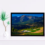Moonlight Basin Golf Club, The Reserve Course Hole 11, Big Sky, Montana, Golf Sport Print, Framed Art Prints Home Decor