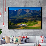 Moonlight Basin Golf Club, The Reserve Course Hole 11, Big Sky, Montana, Golf Sport Print, Framed Art Prints Home Decor