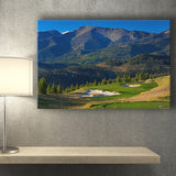 Moonlight Basin Golf Club, The Reserve Course Hole 11, Big Sky, Montana, Golf Art Print, Golf Lover, Canvas Prints Wall Art Decor