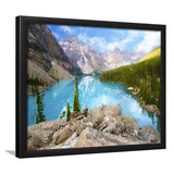 Moraine Lake Framed Art Prints Wall Decor - Painting Prints, Framed Picture, Home Decor