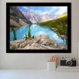 Moraine Lake Framed Art Prints Wall Decor - Painting Prints, Framed Picture, Home Decor