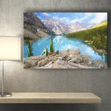 Moraine Lake Canvas Prints Wall Art Decor - Paiting Canvas, Art Prints, Wall Decor, For Sale