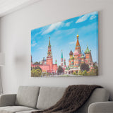 Moscow Skyline, Moscow Canvas Prints Wall Art Home Decor - Painting Canvas, Ready to hang