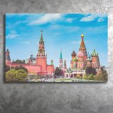 Moscow Skyline, Moscow Canvas Prints Wall Art Home Decor - Painting Canvas, Ready to hang