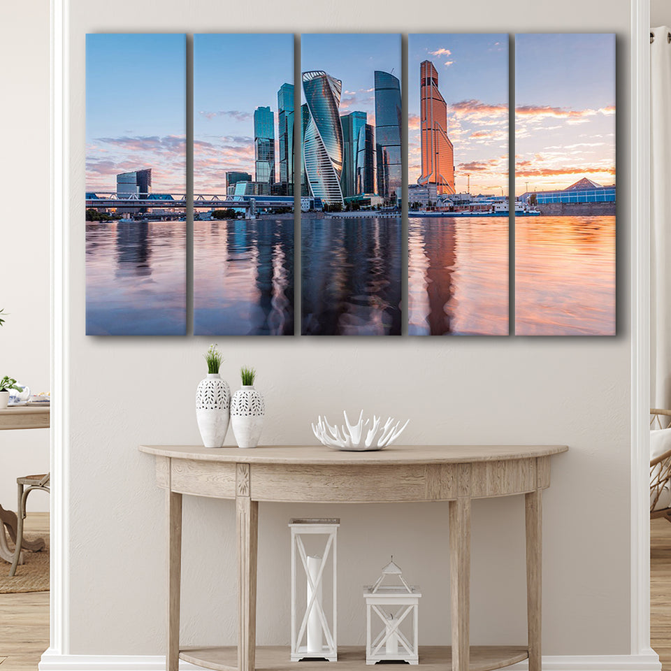 Moscow, Moscow 5 Panels B,Large Canvas,Canvas Prints Wall Art Home Decor