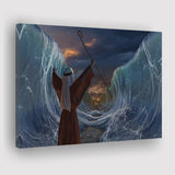 Moses Exodus Route Crossing the red sea Canvas Prints Wall Art - Painting Canvas, Wall Decor, Home Decor, Prints for Sale