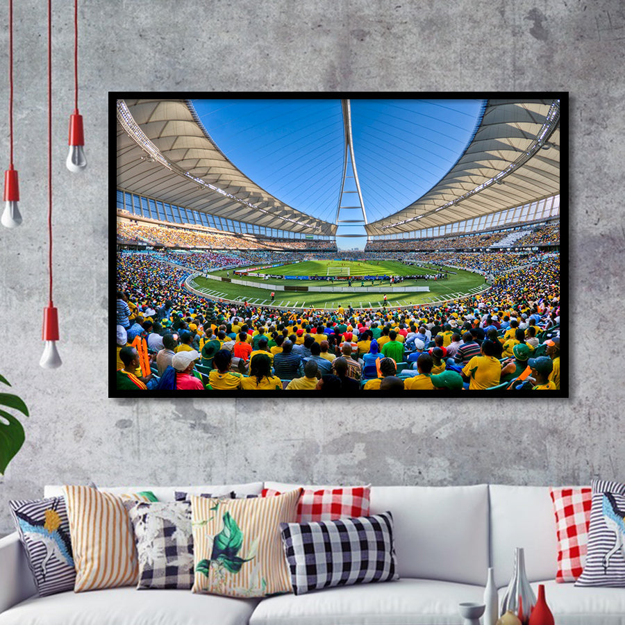 Moses Mabhida Stadium, Stadium Canvas, Sport Art, Gift for him,100 Framed Art Prints Wall Art Decor, Framed Picture