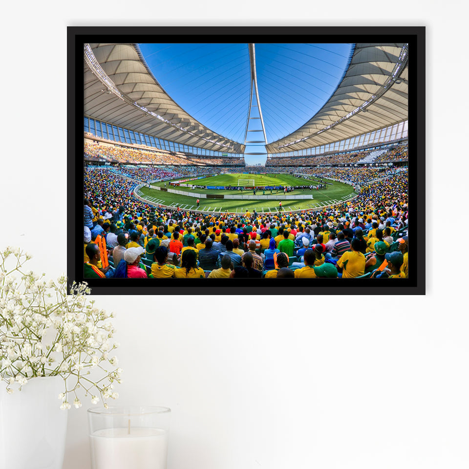 Moses Mabhida Stadium, Stadium Canvas, Sport Art, Gift for him,100 Framed Canvas Prints Wall Art Decor, Framed Picture