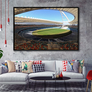 Moses Mabhida Stadium, Stadium Canvas, Sport Art, Gift for him, Framed Canvas Prints Wall Art Decor, Framed Picture
