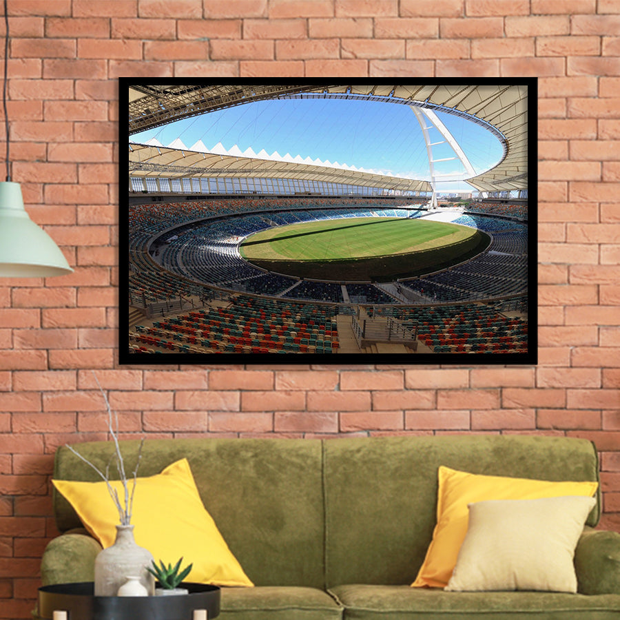 Moses Mabhida Stadium, Stadium Canvas, Sport Art, Gift for him, Framed Art Prints Wall Art Decor, Framed Picture