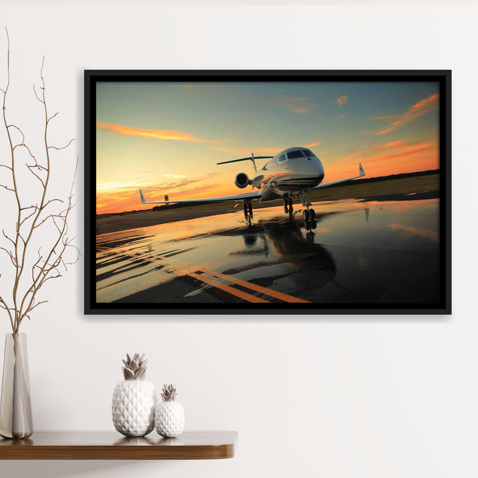 Most Popular Best Plane Framed Canvas Prints Wall Art Decor - Painting Canvas, Black Framed Picture