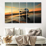 Most Popular Best Plane 5 Piece B Canvas Prints Wall Art Decor - Painting Canvas, Multi Panels