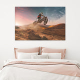 Motocross Jumping The Dunes Canvas Wall Art - Canvas Prints, Prints for Sale, Canvas Painting, Canvas On Sale