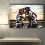 Motocross Love Canvas Art, Motocross Gift Canvas Prints Wall Art Home Decor - Painting Canvas, Ready to hang