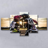 Motocross Love Canvas Art, Motocross Gift Multi Panels,Canvas Prints Wall Art Home Decor