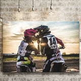 Motocross Love Canvas Art, Motocross Gift Canvas Prints Wall Art Home Decor - Painting Canvas, Ready to hang