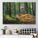 Mountain Bike, Dirt Bike Wall Decor Canvas Prints Wall Art Home Decor - Painting Canvas, Ready to hang