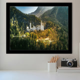 Mountain Forest Trees In Germany Framed Art Prints Wall Decor - Painting Prints, Wall Art, Framed Picture, Black Frame