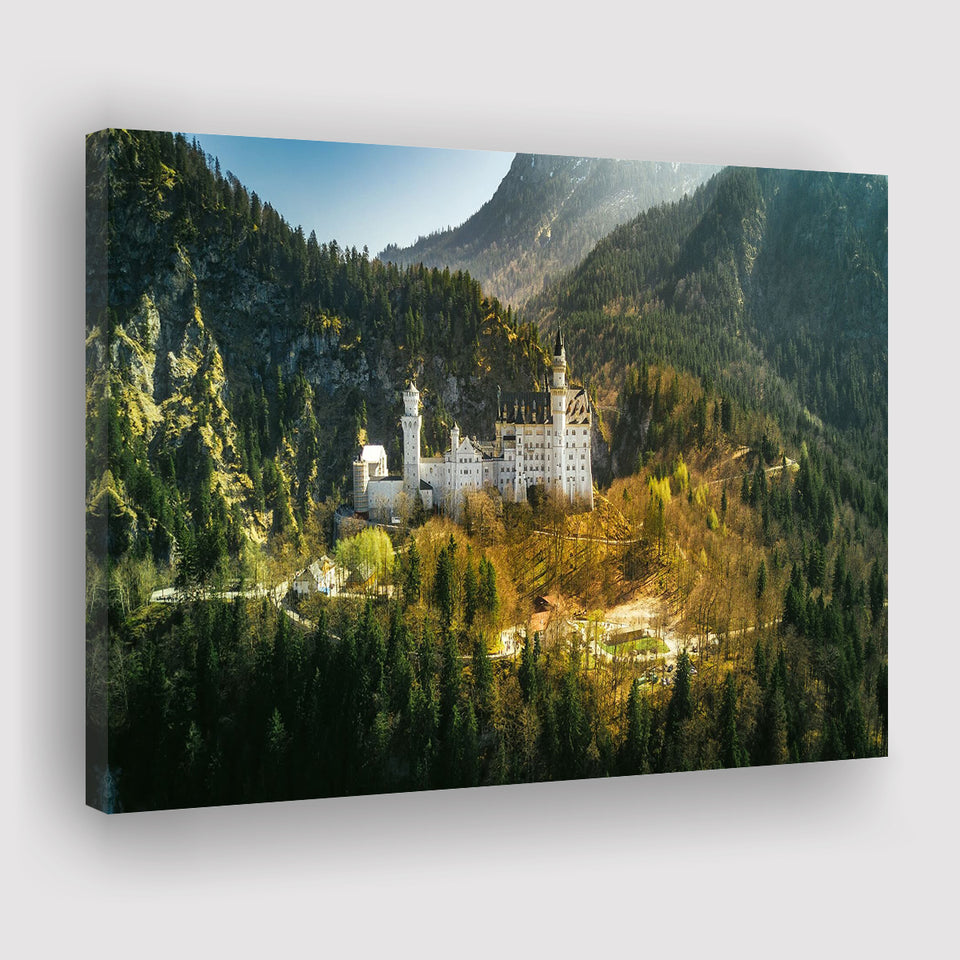 Mountain Forest Trees In Germany Canvas Prints Wall Art - Painting Canvas, Wall Decor, Canvas Art, For Sale