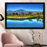 Mountain Golf Course Framed Canvas Prints - Painting Canvas, Art Prints,  Wall Art, Home Decor, Prints for Sale