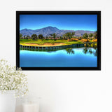 Mountain Golf Course Framed Canvas Prints - Painting Canvas, Art Prints,  Wall Art, Home Decor, Prints for Sale