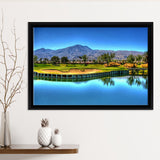 Mountain Golf Course Framed Canvas Prints - Painting Canvas, Art Prints,  Wall Art, Home Decor, Prints for Sale