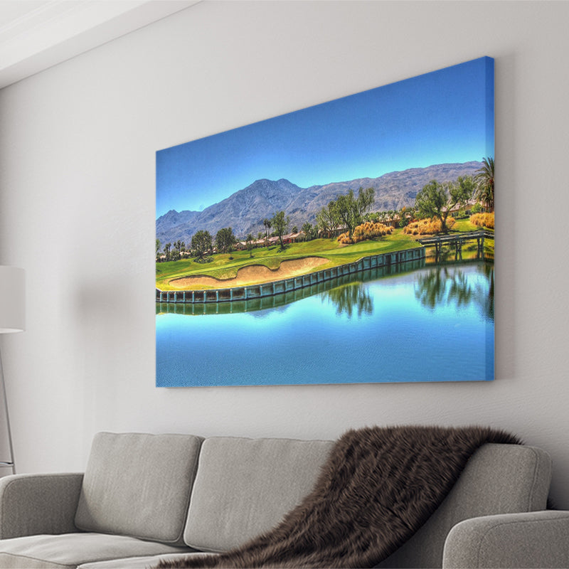 Mountain Golf Course Canvas Prints Wall Art - Painting Canvas, Art Prints, Wall Decor, Home Decor, Prints for Sale
