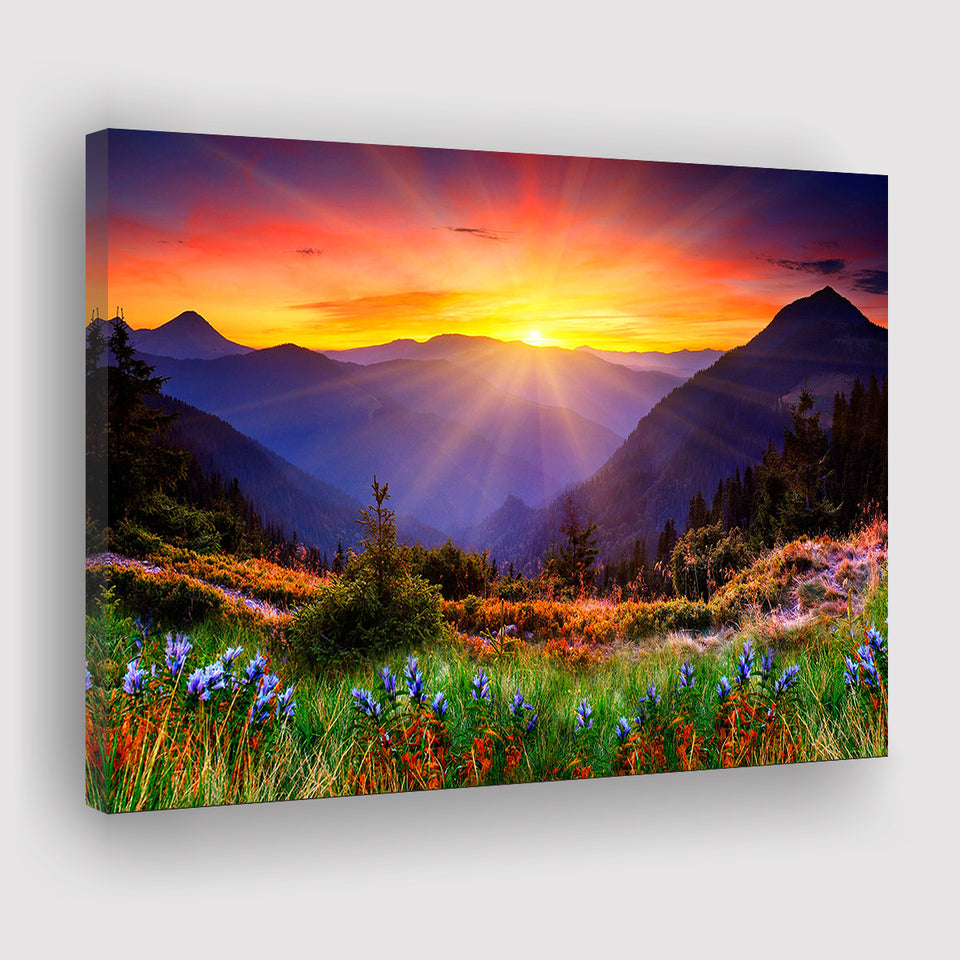Mountain Print Large Canvas Prints Wall Art Decor - Painting Canvas,Home Decor, Ready to Hang