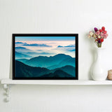 Mountain Tops Canvas Wall Art - Framed Art, Prints For Sale, Painting For Sale, Framed Canvas, Painting Canvas
