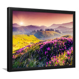 Mountain  Sunrise Framed Art Prints Wall Art Decor, Framed Picture, Home Decor